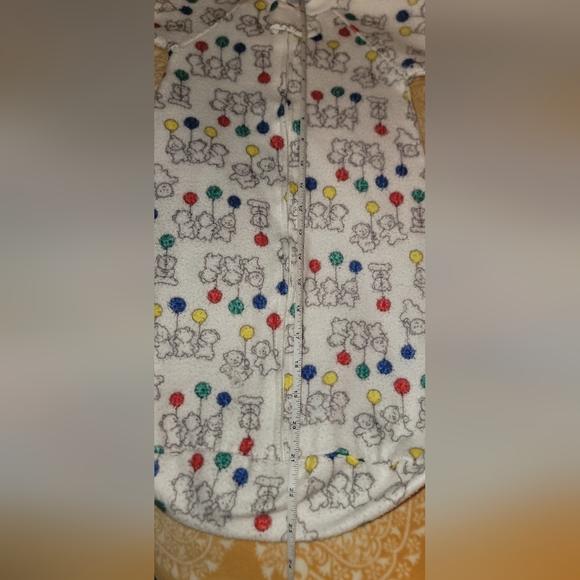 Vintage Carter's Baby Fleece Sleep Bag Sack Wearable Blanket One Size Bears - Picture 6 of 14